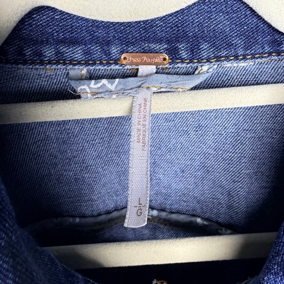 Free People Indigo Denim Jacket - Picture 2 of 5